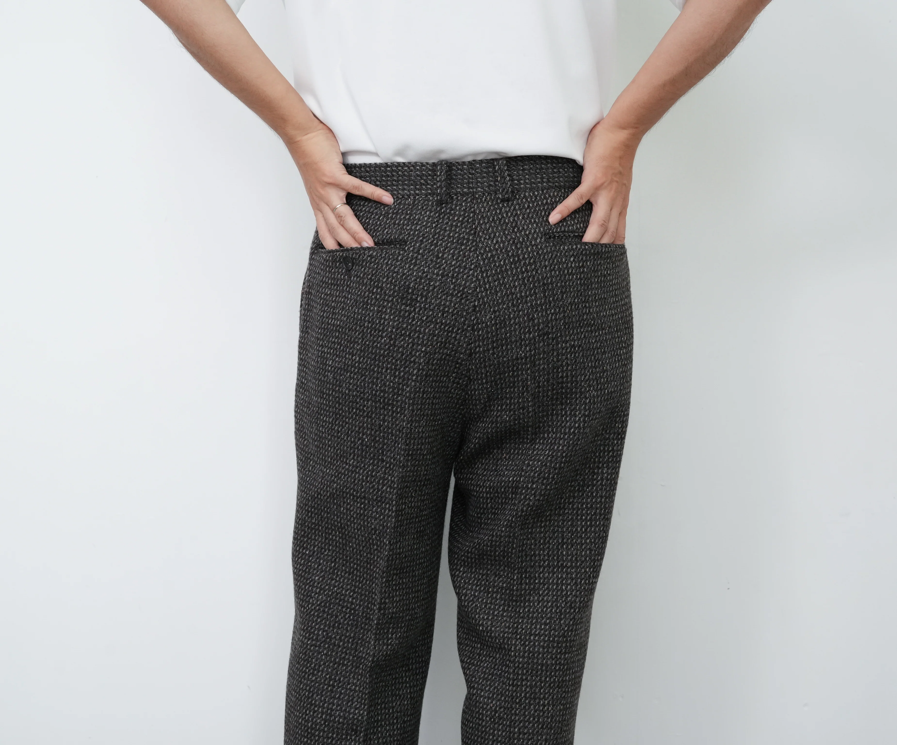 25AW】AURALEE ALPACA WOOL SILK TWEED SLACKS - Chum!