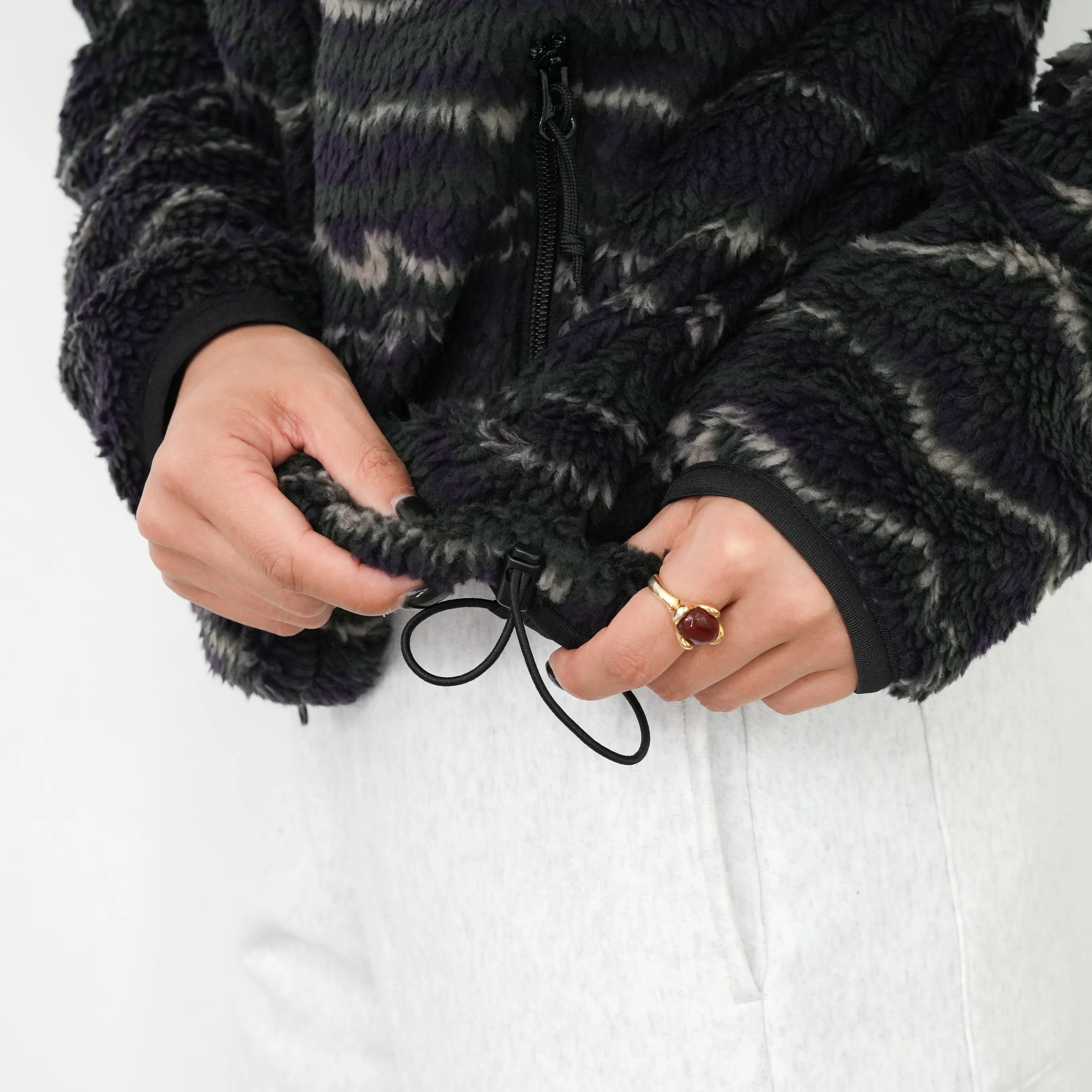 25AW】PHEENY Wave Boa Jacket 