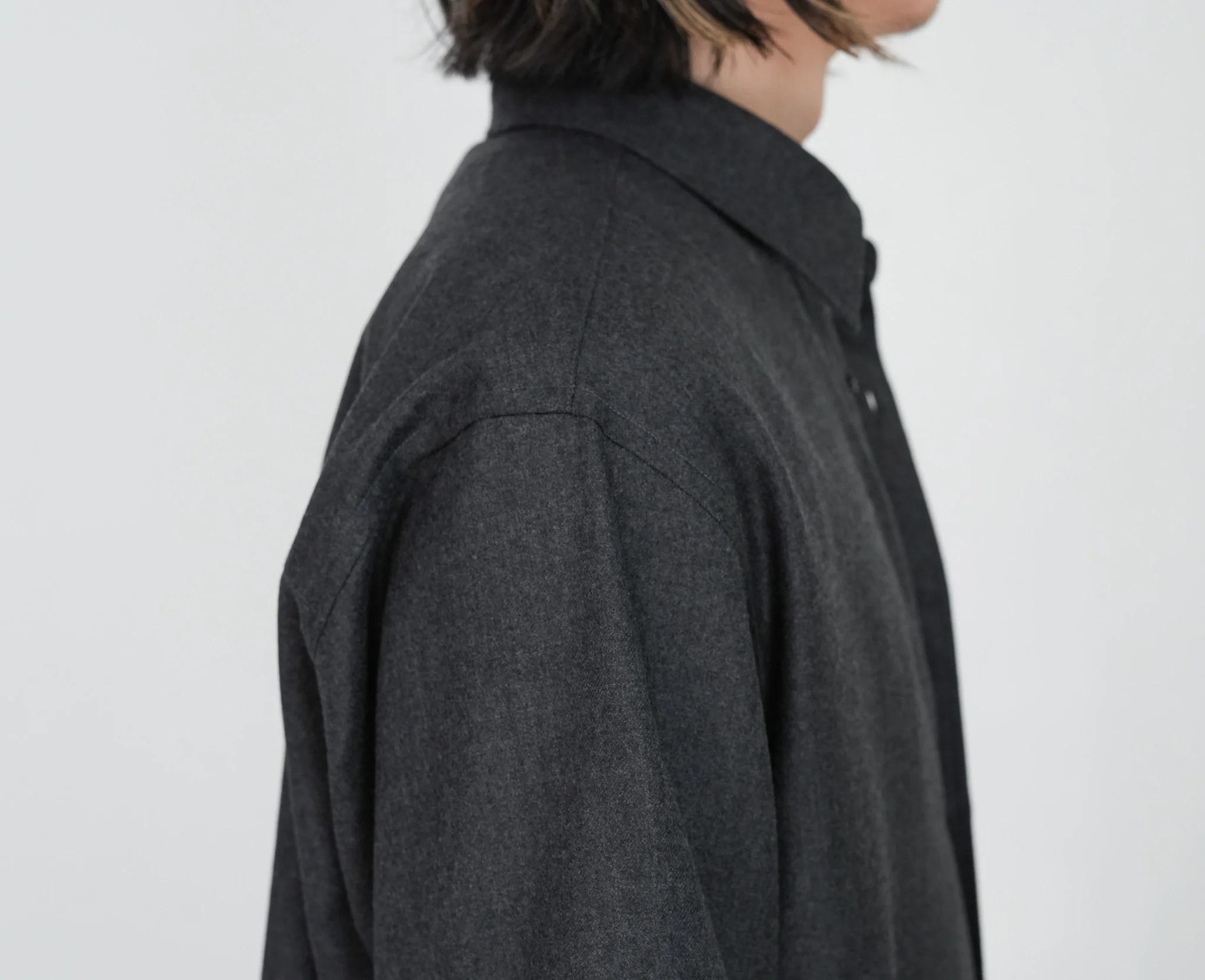 25AW】AURALEE SUPER LIGHT WOOL SHIRT 