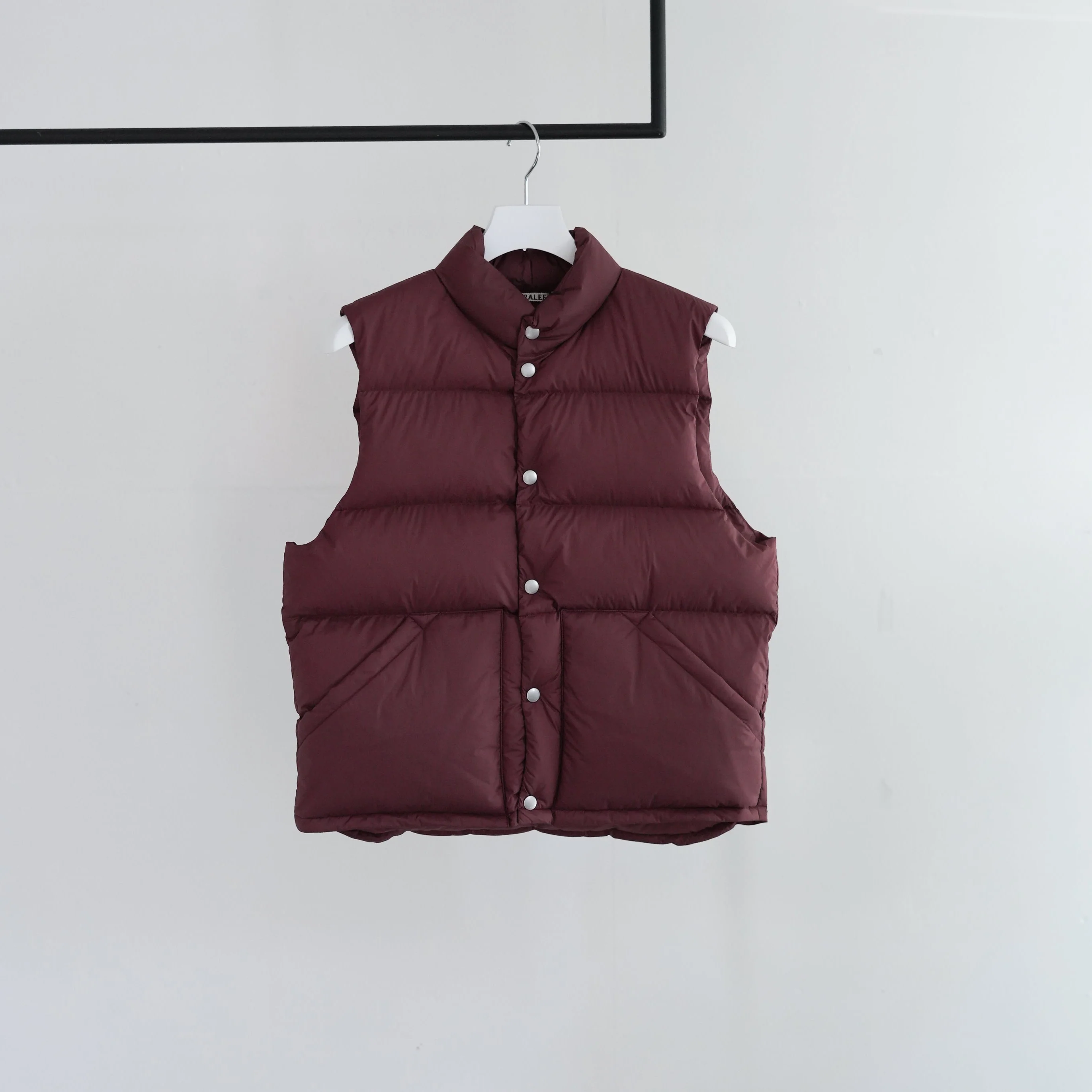 25AW】AURALEE SUPER LIGHT NYLON RIPSTOP DOWN VEST 